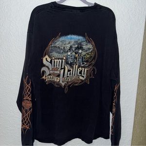 Men’s XL Harley Davidson Simi Valley California long sleeve shirt